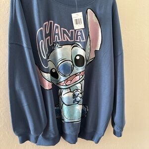 NWT Disney stitch Ohana sweater